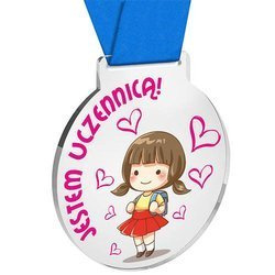 Medal pasowanie ucznia przedszkolaka dzień prezent
