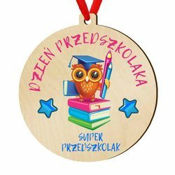 Dzień przedszkolaka ucznia prezent upominek MEDAL wzory
