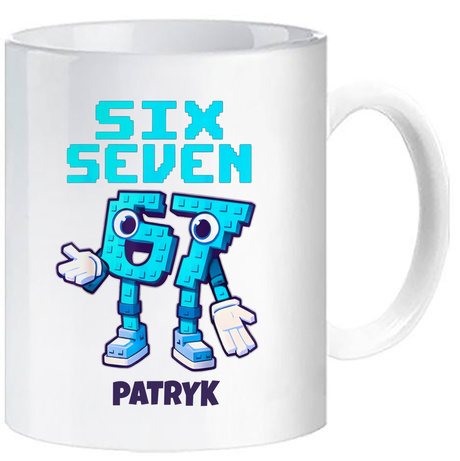 Kubek 67 Brainrot Piorun Prezent Dla Dziecka Six Seven DZIEŃ DZIECKA Święta
