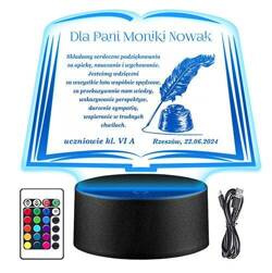 LAMPKA NOCNA LED prezent NA ZAKOŃCZENIE ROKU DLA WYCHOWAWCY WYCHOWAWCZYNI