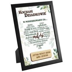 PREZENT NA DZIEŃ BABCI I DZIADKA OBRAZ RAMKA 3D