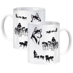 KUBEK WYRÓŻNIENIE NAGRODA MASZER SPORTOWCA WYŚCIGI PSICH ZAPRZĘGÓW URODZINY