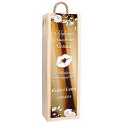 PODZIĘKOWANIE DLA ŚWIADKA ŚWIADKOWEJ SKRZYNKA WINO