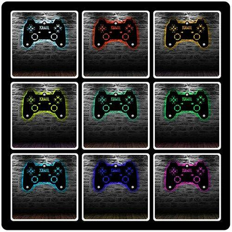 LAMPKA NOCNA LED Gamepad Pad Pilot gracza prezent Kontroler PS Playstation