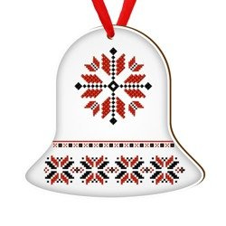 Bombka na choinkę święta prezent mikołaj ozdoba B