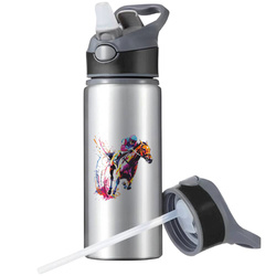 BIDON SPORTOWY BUTELKA NA WODĘ SŁOMKĄ UCHWYTEM JEŹDZCA JEŹDZIECTWO JAZDA