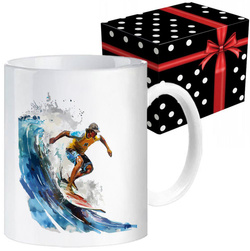 KUBEK SPORTOWY NAGRODA DLA SURFERA SURFER SURFING FALA MORZE REGATY