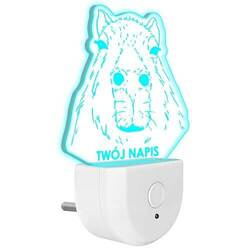 Lampka Nocna LED dla Dzieci KAPIBARA do kontaktu gniazdka CZUJNIK