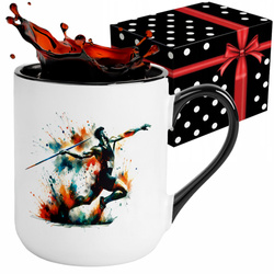 KUBEK SPORTOWY NAGRODA DLA OSZCZEPNIKA RZUT OSZCZEPEM LEKKOATLETYKA