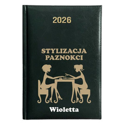 KALENDARZ KSIĄŻKOWY A5 dzienny 2026 ROK TERMINARZ