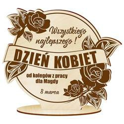 Dzień Kobiet statuetka prezent DEDYKACJA