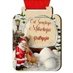 Medal prezent na mikołaja przedszkolaka ucznia