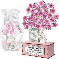 PREZENT NA 50 ROCZNICĘ ŚLUBU JUBILEUSZ ZŁOTE GODY PAMIĄTKA 50-lecie ślubu