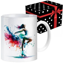 KUBEK SPORTOWY NAGRODA DLA ŁYŻWIARKI ŁYŻWIARSTWO JAZDA FIGUROWA ŁYŻWIARKA