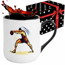 KUBEK SPORTOWY NAGRODA DLA ZAWODNIKA RZUT CIĘŻARKIEM IGRZYSKA OLIMPIJSKIE