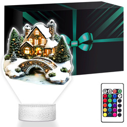 LAMPKA NOCNA LED 3D SZOPKA BOŻE NARODZENIE prezent dla dziecka NA ŚWIĘTA