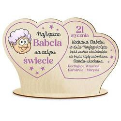 PREZENT NA DZIEŃ BABCI UPOMINEK STATUETKA