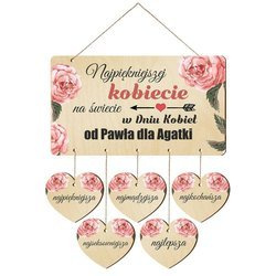 DZIEŃ KOBIET prezent MAMY upominek OBRAZ TABLICA