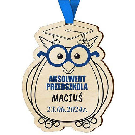 Zakończenie Roku ucznia przedszkolaka MEDAL SOWA