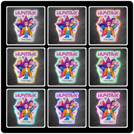 LAMPKA NOCNA LED Huntrix Łowczynie Demonów prezent DLA DZIECKA NA ŚCIANĘ