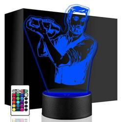 LAMPKA NOCNA LED BARMAN DRINKI SZEJKER 3D +PILOT prezent URODZINY statuetka