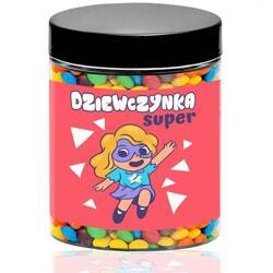 CYCKOLINA Prezent na Dzień Kobiet Butelka na Śmieszne Tabletki Cukierki