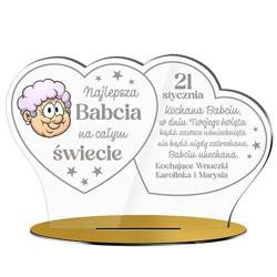 PREZENT NA DZIEŃ BABCI UPOMINEK STATUETKA