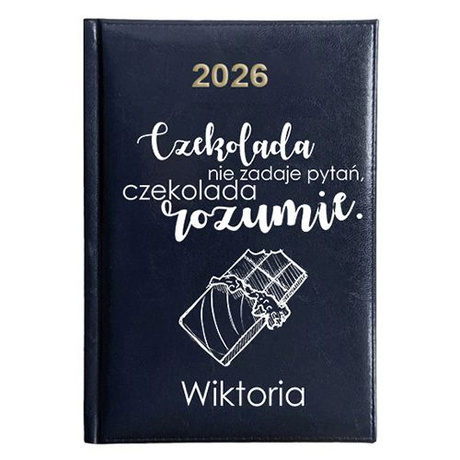 KALENDARZ KSIĄŻKOWY A5 dzienny 2026 ROK TERMINARZ NOTATNIK MOTYWACYJNE
