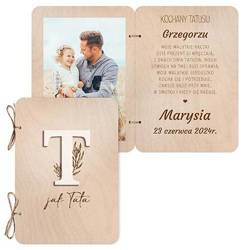 Karta Ramka pierwszy DZIEŃ OJCA prezent dla taty