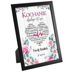 PREZENT NA DZIEŃ KOBIET UPOMINEK RAMKA DLA NIEJ