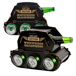 WYJĄTKOWY PREZENT dla chłopaka taty na Urodziny – Czołg na Piwo z Grawerem