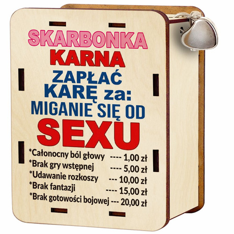 SKARBONKA Prezent na Walentynki dla dziewczyny chłopaka żony męża NIEGO