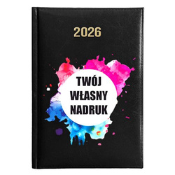 KALENDARZ FIRMOWY Z NADRUKIEM LOGO A5 dzienny 2026 TERMINARZ NOTATNIK
