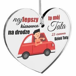 Dzień TATY ojca prezent ZAWIESZKA DO AUTA