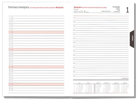 KALENDARZ TERMINARZ PREZENT DLA NAUCZYCIELA A5 2025 / 2026 DZIEŃ NAUCZYCIELA PLANNER 