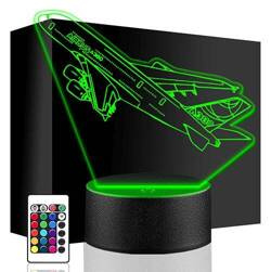 LAMPKA NOCNA LED AIRBUS A380 SAMOLOT 3D + PILOT prezent URODZINY statuetka