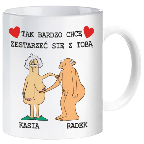 Prezent na Walentynki KUBEK dla żony męża chłopaka niego NIEJ tak bardzo