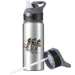 BIDON SPORTOWY BUTELKA NA WODĘ SŁOMKĄ UCHWYTEM KOLARZA KOLARSTWO WYŚCIGI