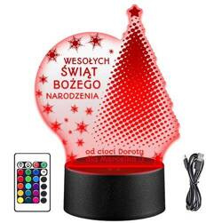 LAMPKA NOCNA LED prezent NA BOŻE NARODZENIE MIKOŁAJKI GWIAZDKĘ ŚWIĘTA