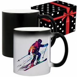 KUBEK SPORTOWY NAGRODA DLA NARCIARZA NARCIARSTWO ALPEJSKIE NARCIARZ NARTY