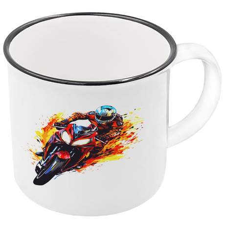 KUBEK SPORTOWY NAGRODA DLA GP MOTORZYSTY ZAWODY MOTOCYKLOWE ŚCIGACZ MOTOR