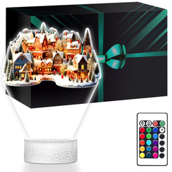 LAMPKA NOCNA LED 3D SZOPKA BOŻE NARODZENIE prezent dla dziecka NA ŚWIĘTA