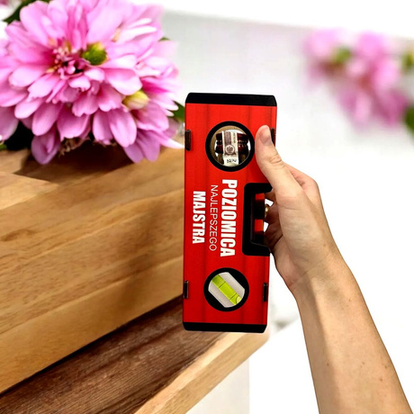 POZIOMICA DLA NAJLEPSZEGO MAJSTRA śmieszny Prezent na 18 20 30 40 URODZINY