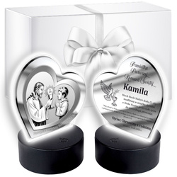 OBRAZEK LED Pamiątka Pierwszej Komunii Świętej Komunia PREZENT Komunię dla chłopca