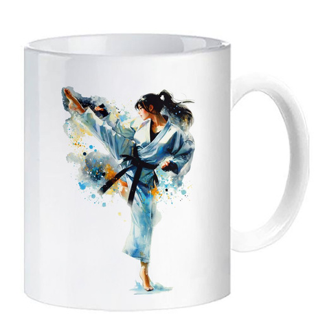 KUBEK SPORTOWY NAGRODA DLA KARATEKI KARATEKA KARATE JUDO SZTUKI WALKI