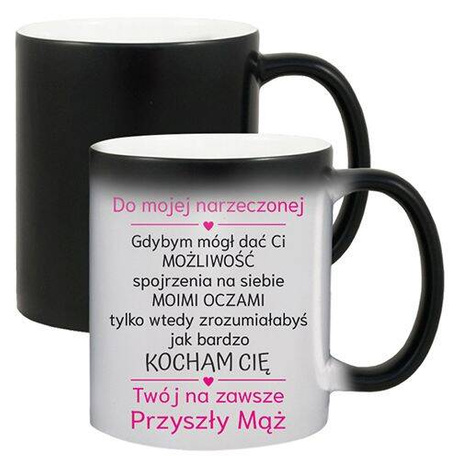 MAGICZNY KUBEK PREZENT NA DZIEŃ KOBIET DLA DZIEWCZYNY KOBIETY ŻONY NIEJ