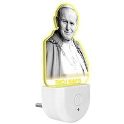 Lampka Nocna LED dla Dzieci Papież Jan Paweł II do kontaktu gniazdka