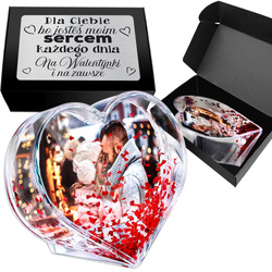 FOTO KULA WODNA RAMKA SERCE PREZENT NA WALENTYNKI DLA CHŁOPAKA DZIEWCZYNY