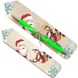 ZAKŁADKA PREZENT NA MIKOŁAJKI ŚWIĘTA ŚWIĄTECZNY UPOMINEK CHOINKĘ MIKOŁAJ