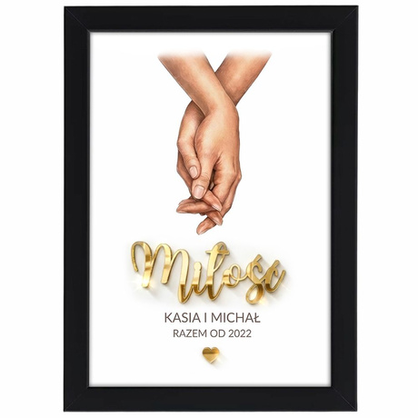 PREZENT NA WALENTYNKI - piękny walentynkowy obraz dla niej i dla niego dla pary